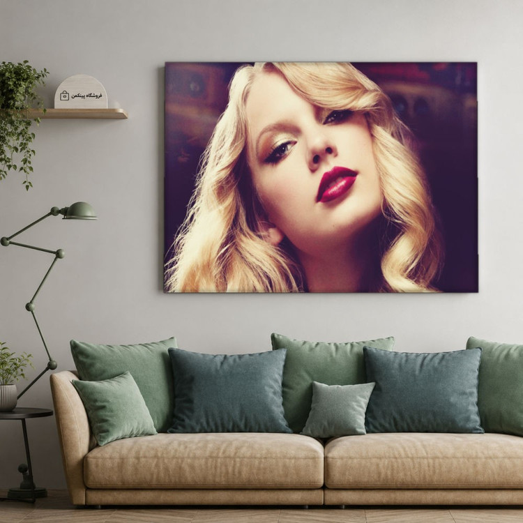 تابلو شاسی پینکمن طرح تیلور سویفت Face - Taylor Swift Face کد Jm 16