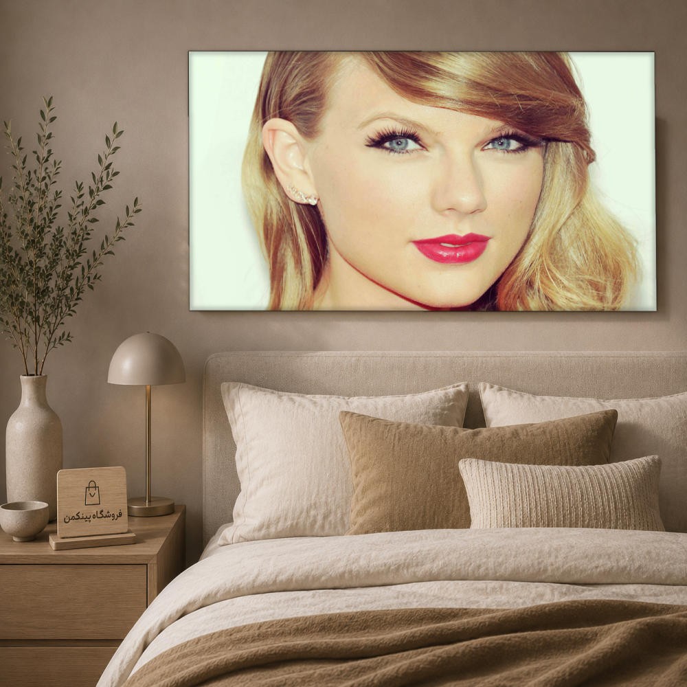تابلو شاسی پینکمن طرح تیلور سویفت Face - Taylor Swift Face کد Jm 14