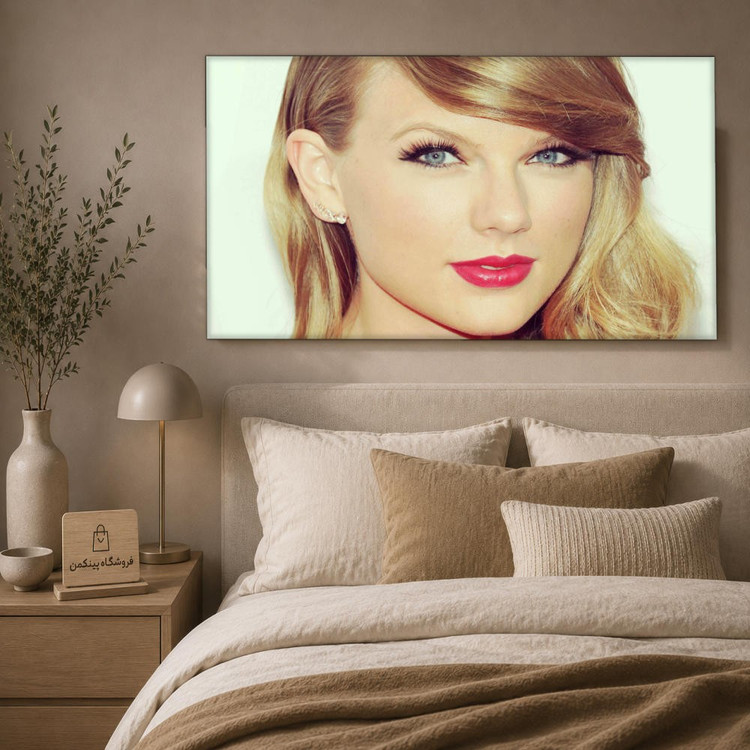 تابلو شاسی پینکمن طرح تیلور سویفت Face - Taylor Swift Face کد Jm 14