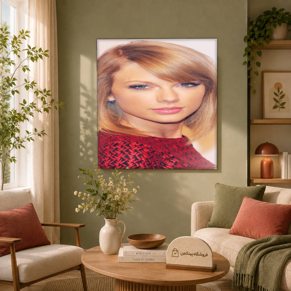 تابلو شاسی پینکمن طرح تیلور سویفت Face - Taylor Swift Face کد Jm 15
