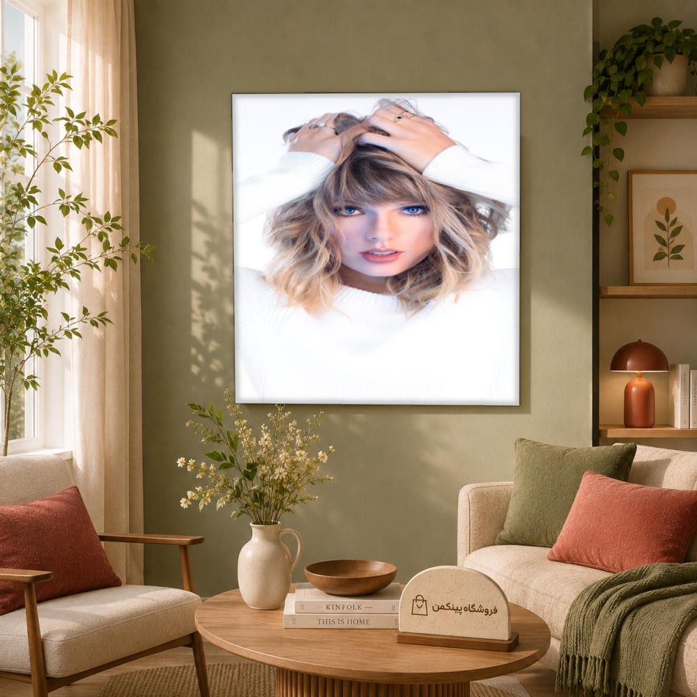 تابلو شاسی پینکمن طرح تیلور سویفت Face - Taylor Swift Face کد Jm 10