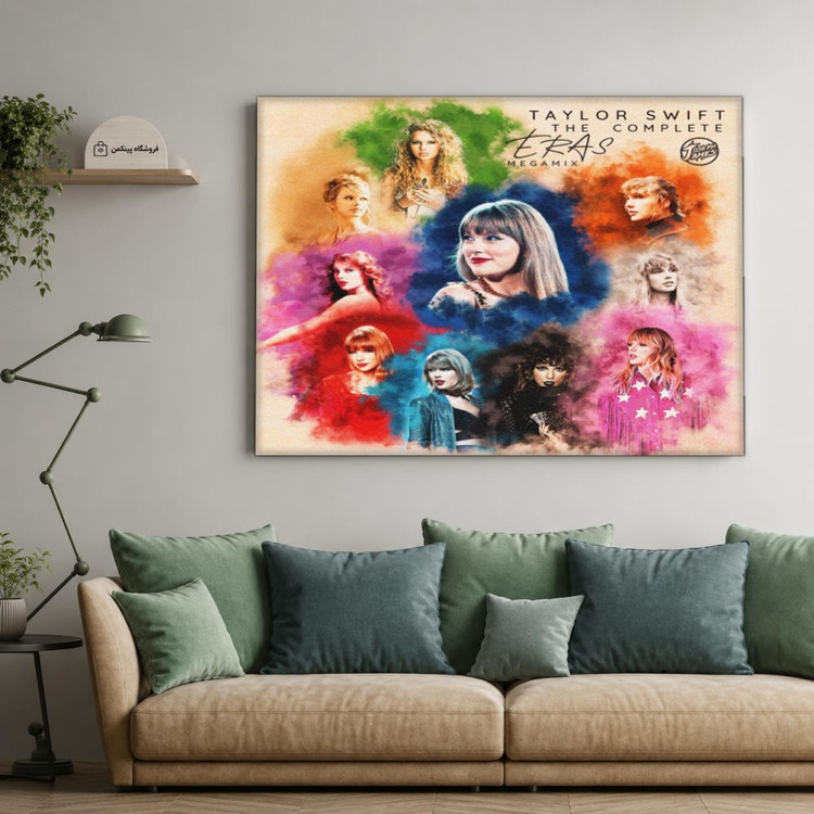 تابلو شاسی پینکمن طرح تیلور سویفت Eras Tour متن آهنگ - Taylor Swift Eras Tour Lyrics کد Jm 20