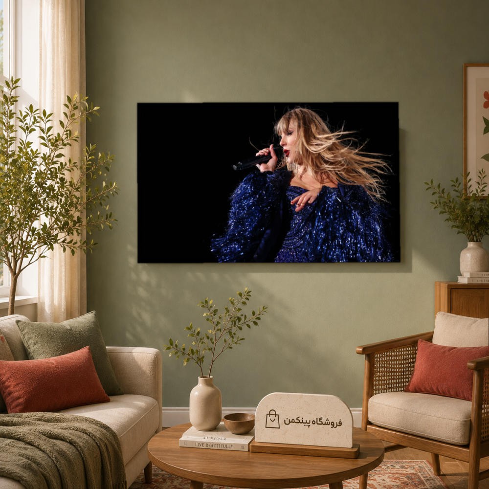 تابلو شاسی پینکمن طرح تیلور سویفت Eras Tour تیلور سویفت - Taylor Swift The Eras Tour Desktop HD کد Jm 30