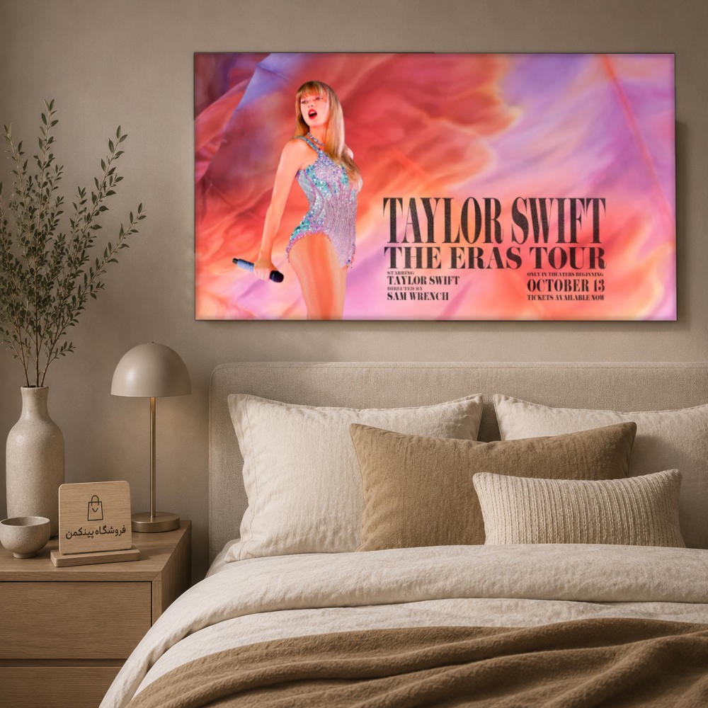 تابلو شاسی پینکمن طرح تیلور سویفت Eras Tour تیلور سویفت - Taylor Swift The Eras Tour Desktop HD کد Jm 11
