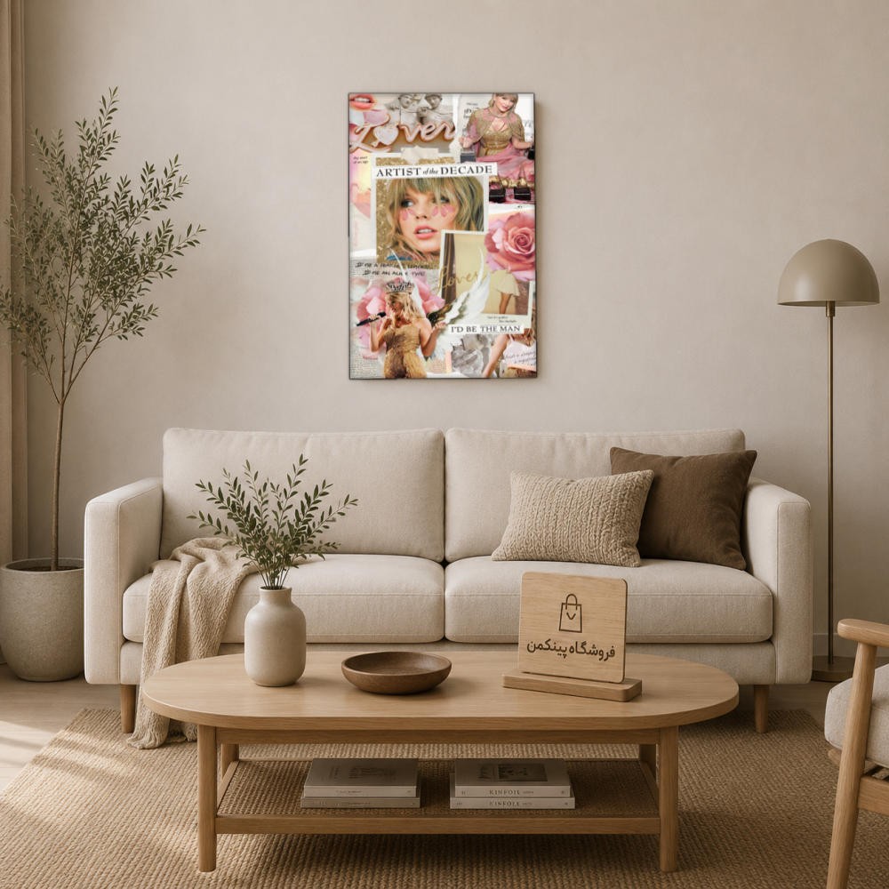 تابلو شاسی پینکمن طرح تیلور سویفت Collages - Taylor Swift Collages کد Jm 3