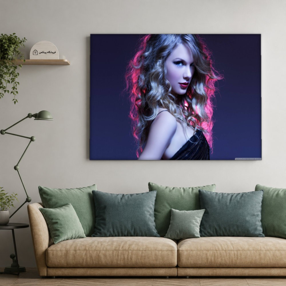 تابلو شاسی پینکمن طرح تیلور سویفت Cinematic کیهان - Taylor Swift Cinematic Universe کد Jm 2