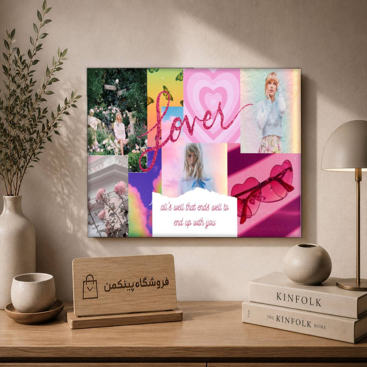تابلو شاسی پینکمن طرح تیلور سویفت - Laptop Taylor Swift کد Jm 14