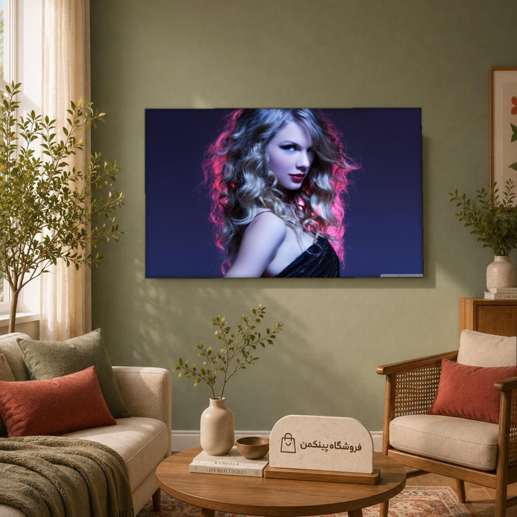 تابلو شاسی پینکمن طرح تیلور سویفت - Laptop Taylor Swift کد Jm 11