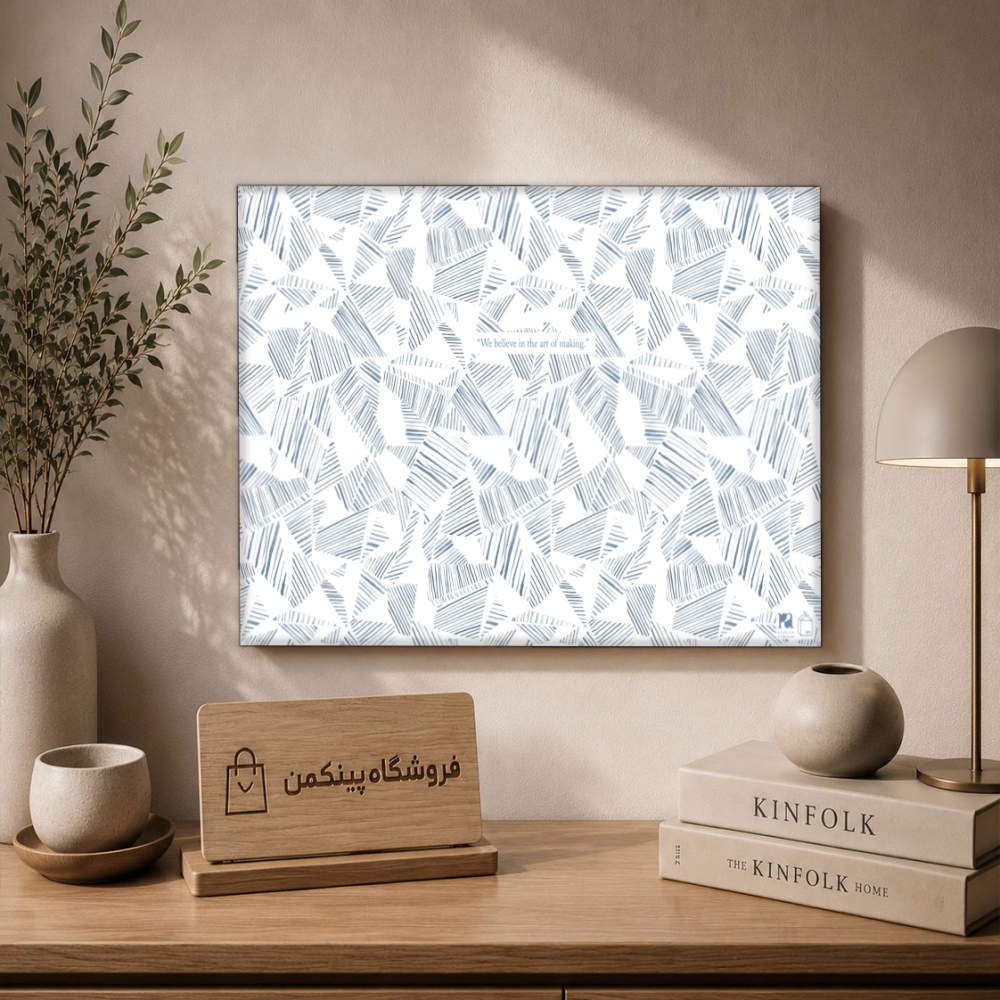 تابلو شاسی پینکمن طرح تکرنگ نسخه پنجم - Monochrome Desktop کد Jm 44