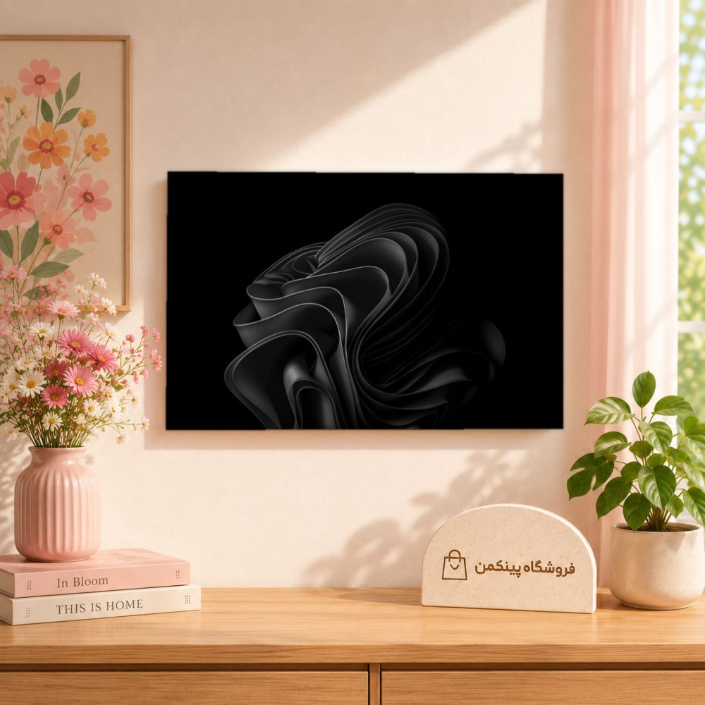 تابلو شاسی پینکمن طرح تکرنگ نسخه پنجم - Monochrome Desktop کد Jm 32