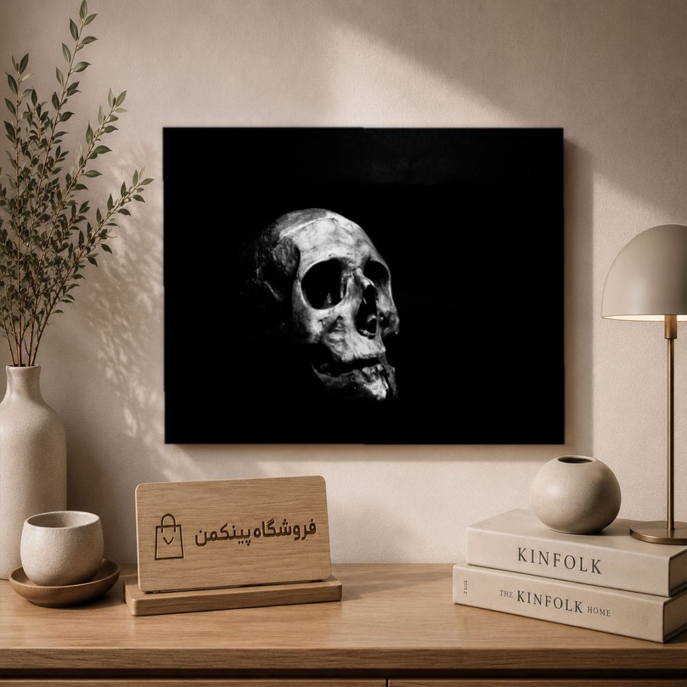 تابلو شاسی پینکمن طرح تکرنگ نسخه پنجم - Monochrome Desktop کد Jm 17