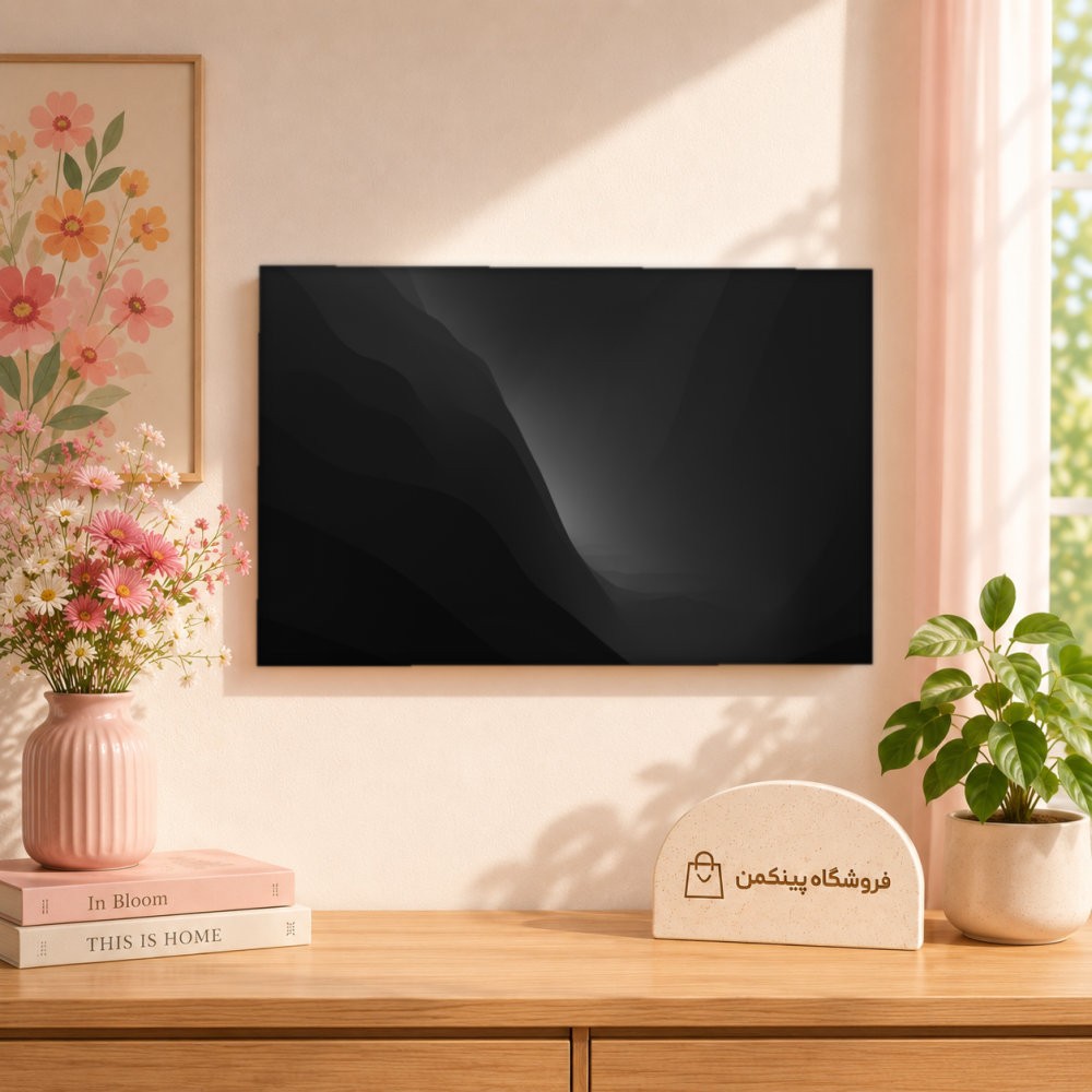 تابلو شاسی پینکمن طرح تکرنگ نسخه پنجم - Monochrome Desktop کد Jm 18