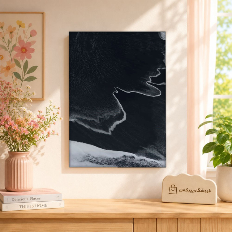 تابلو شاسی پینکمن طرح تکرنگ نسخه هفتم - Monochrome Mobile کد Jm 50