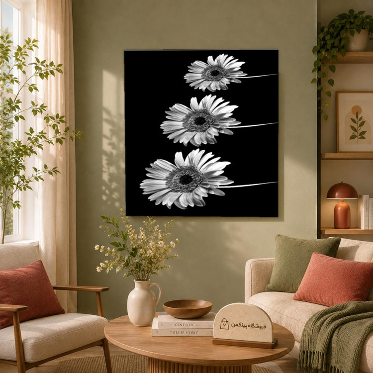 تابلو شاسی پینکمن طرح تکرنگ نسخه هفتم - Monochrome Mobile کد Jm 15
