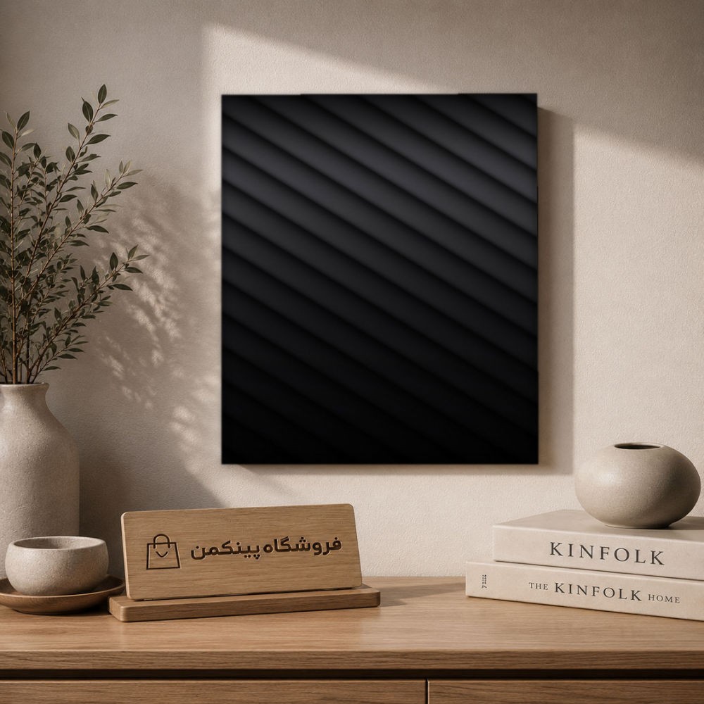 تابلو شاسی پینکمن طرح تکرنگ نسخه هشتم - Monochrome Phone کد Jm 25