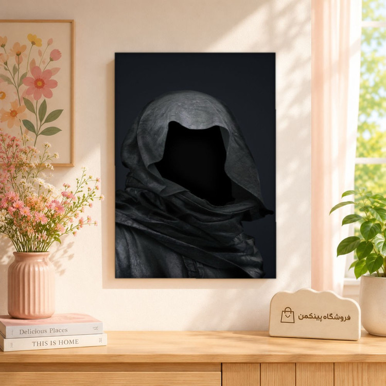 تابلو شاسی پینکمن طرح تکرنگ نسخه هشتم - Monochrome Phone کد Jm 12