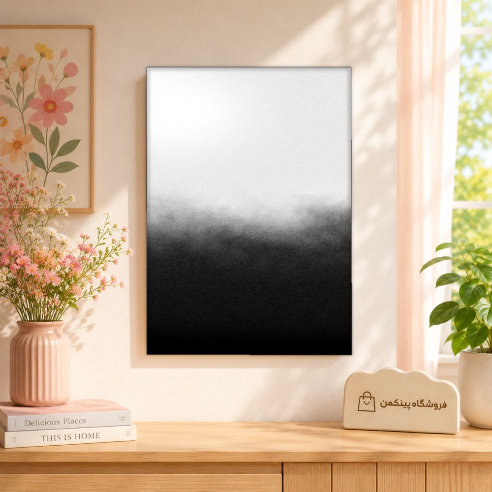 تابلو شاسی پینکمن طرح تکرنگ نسخه نهم - Monochrome iPhone کد Jm 24