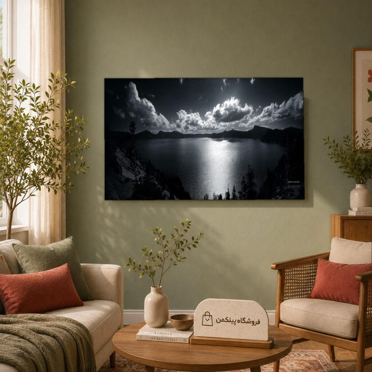 تابلو شاسی پینکمن طرح تکرنگ نسخه دوم - Monochrome کد Jm 6