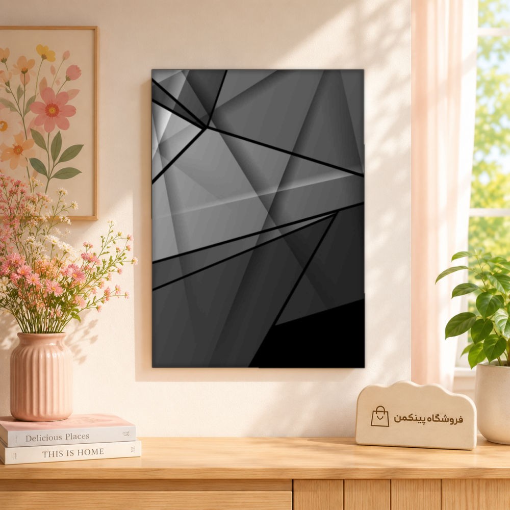تابلو شاسی پینکمن طرح تکرنگ نسخه دهم - Phone Monochrome کد Jm 27