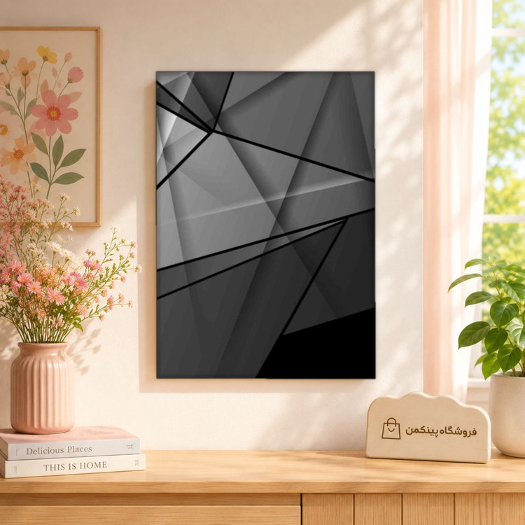 تابلو شاسی پینکمن طرح تکرنگ نسخه دهم - Phone Monochrome کد Jm 27