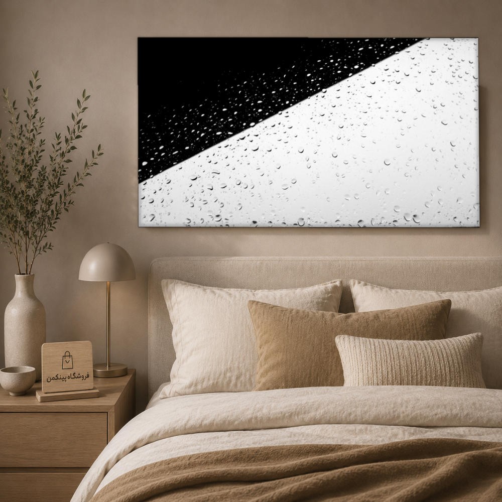 تابلو شاسی پینکمن طرح تکرنگ مینیمال - Monochrome Minimal 4k کد Jm 6