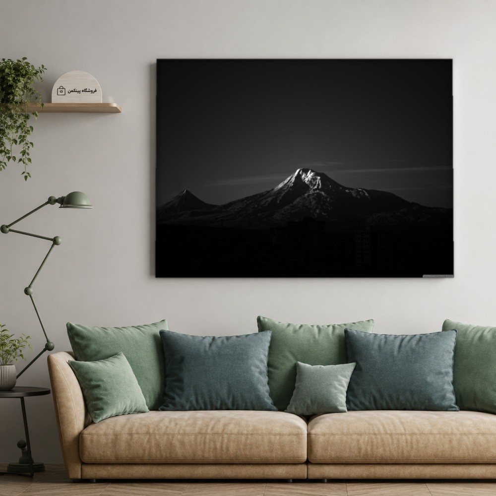 تابلو شاسی پینکمن طرح تکرنگ مینیمال - Monochrome Minimal 4k کد Jm 7