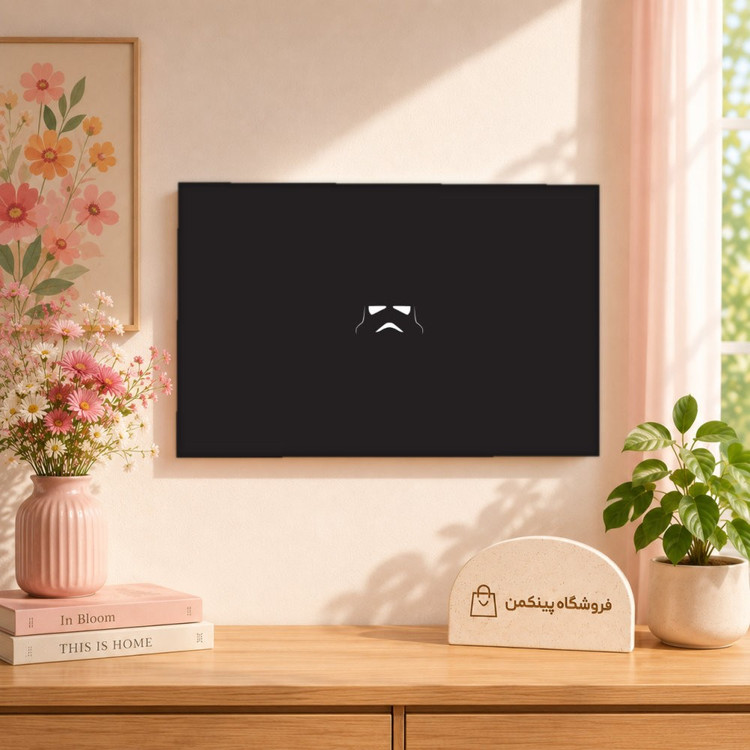 تابلو شاسی پینکمن طرح تکرنگ مینیمال - Monochrome Minimal 4k کد Jm 19