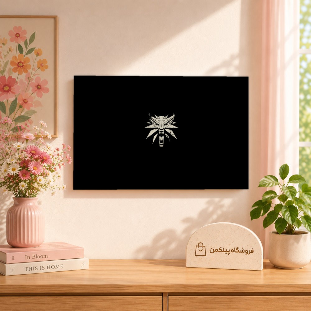 تابلو شاسی پینکمن طرح تکرنگ مینیمال - Monochrome Minimal 4k کد Jm 17