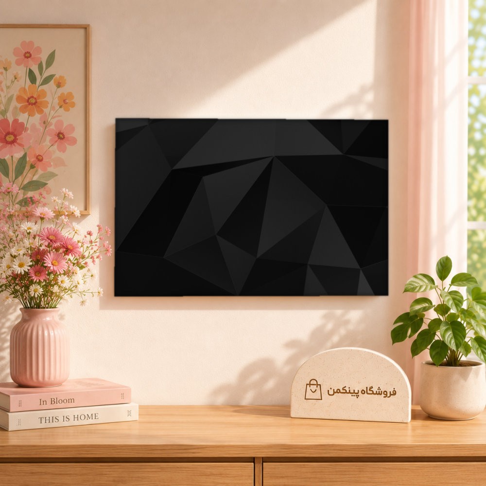 تابلو شاسی پینکمن طرح تکرنگ مینیمال - Monochrome Minimal 4k کد Jm 15