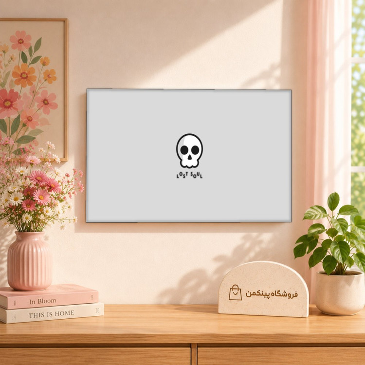 تابلو شاسی پینکمن طرح تکرنگ مینیمال - Monochrome Minimal 4k کد Jm 13