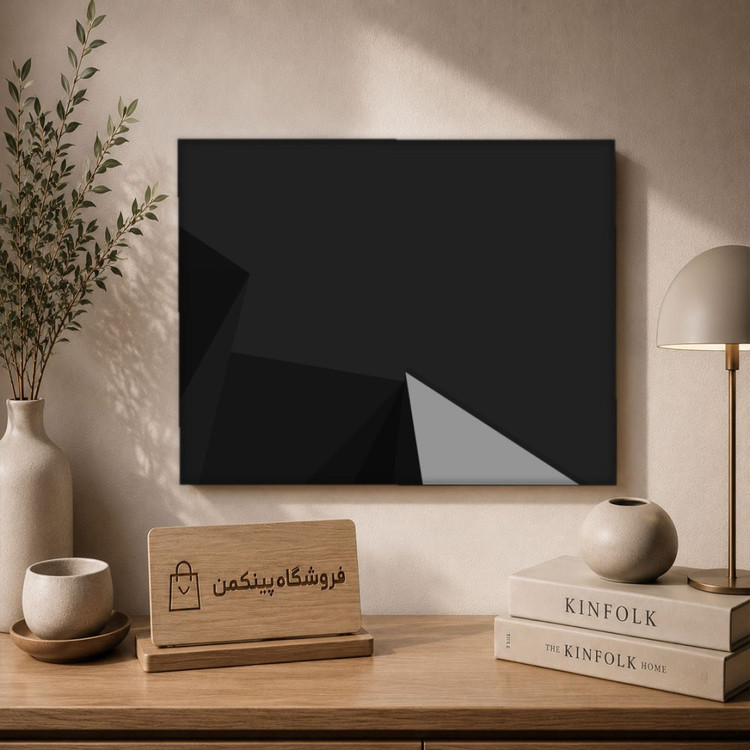 تابلو شاسی پینکمن طرح تکرنگ مینیمال - Monochrome Minimal 4k کد Jm 11