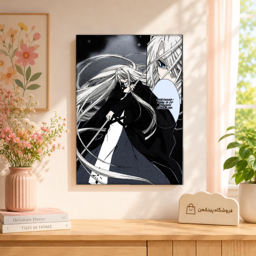 تابلو شاسی پینکمن طرح تکرنگ Factor - Monochrome Factor کد Jm 27
