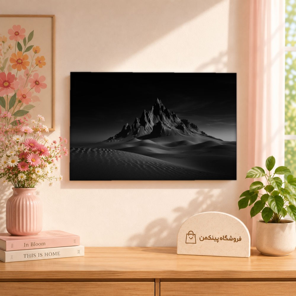 تابلو شاسی پینکمن طرح تکرنگ - 4k Monochrome کد Jm 6