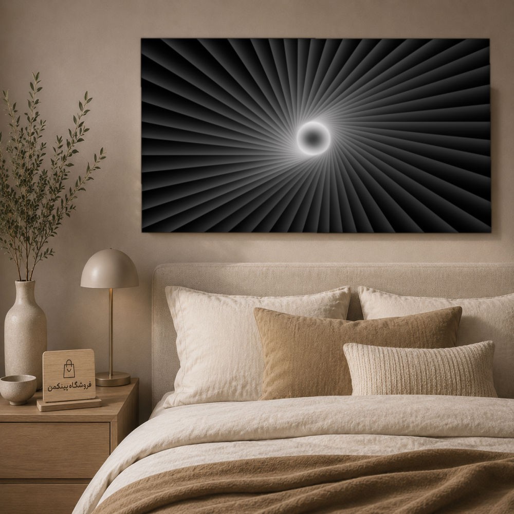 تابلو شاسی پینکمن طرح تکرنگ - 4k Monochrome کد Jm 33