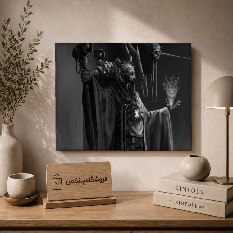تابلو شاسی پینکمن طرح تکرنگ - 4k Monochrome کد Jm 32