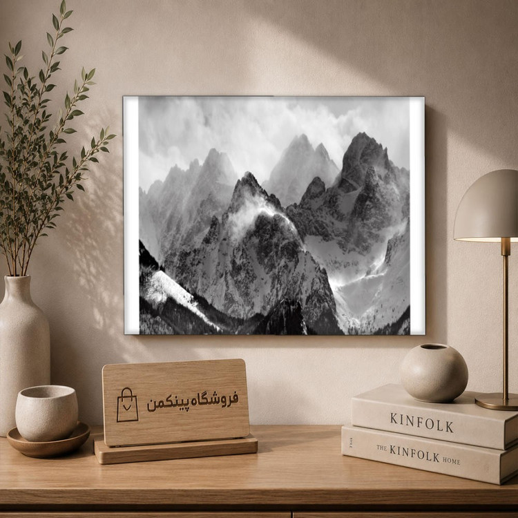 تابلو شاسی پینکمن طرح تکرنگ - 4k Monochrome کد Jm 30