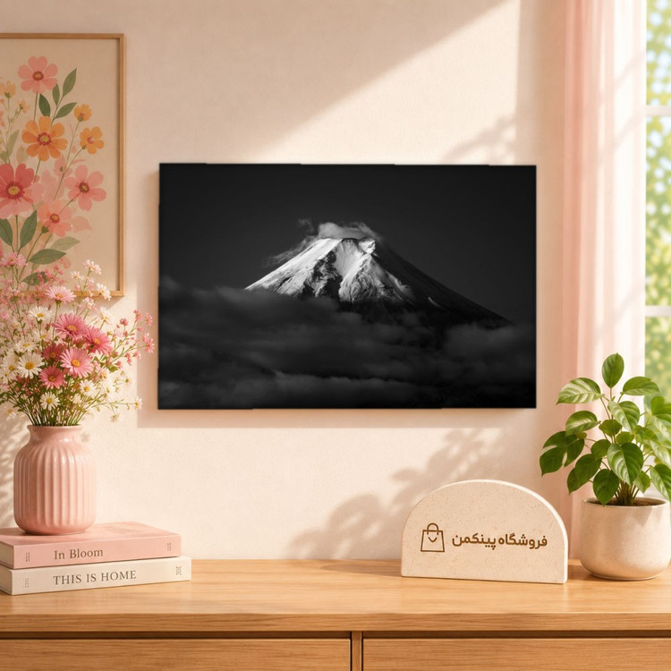 تابلو شاسی پینکمن طرح تکرنگ - 4k Monochrome کد Jm 23