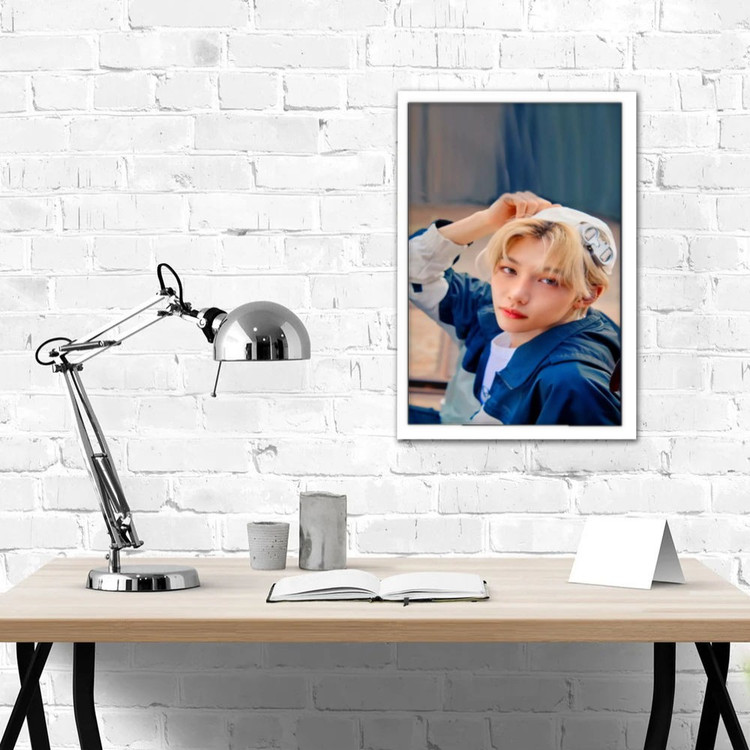 تابلو پینکمن طرح گروه استری کیدز فلیکس Felix Stray Kids 19 (1) Jm