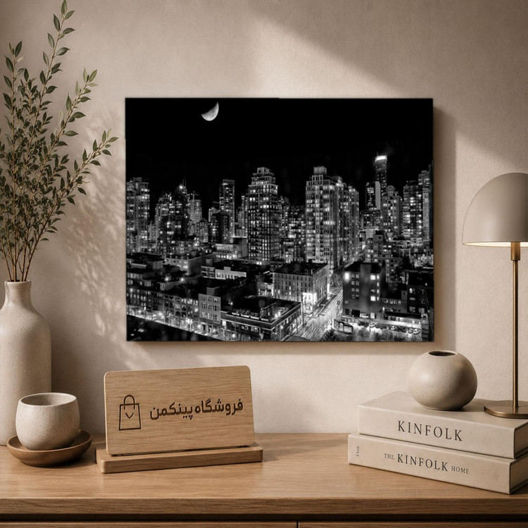تابلو شاسی پینکمن طرح تکرنگ - 4k Monochrome کد Jm 18