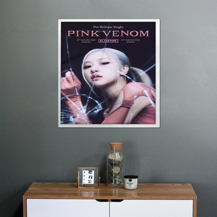 تابلو پینکمن طرح گروه بلکپینک بلکپینک صورتی Venom Blackpink Pink Venom 7 Jm