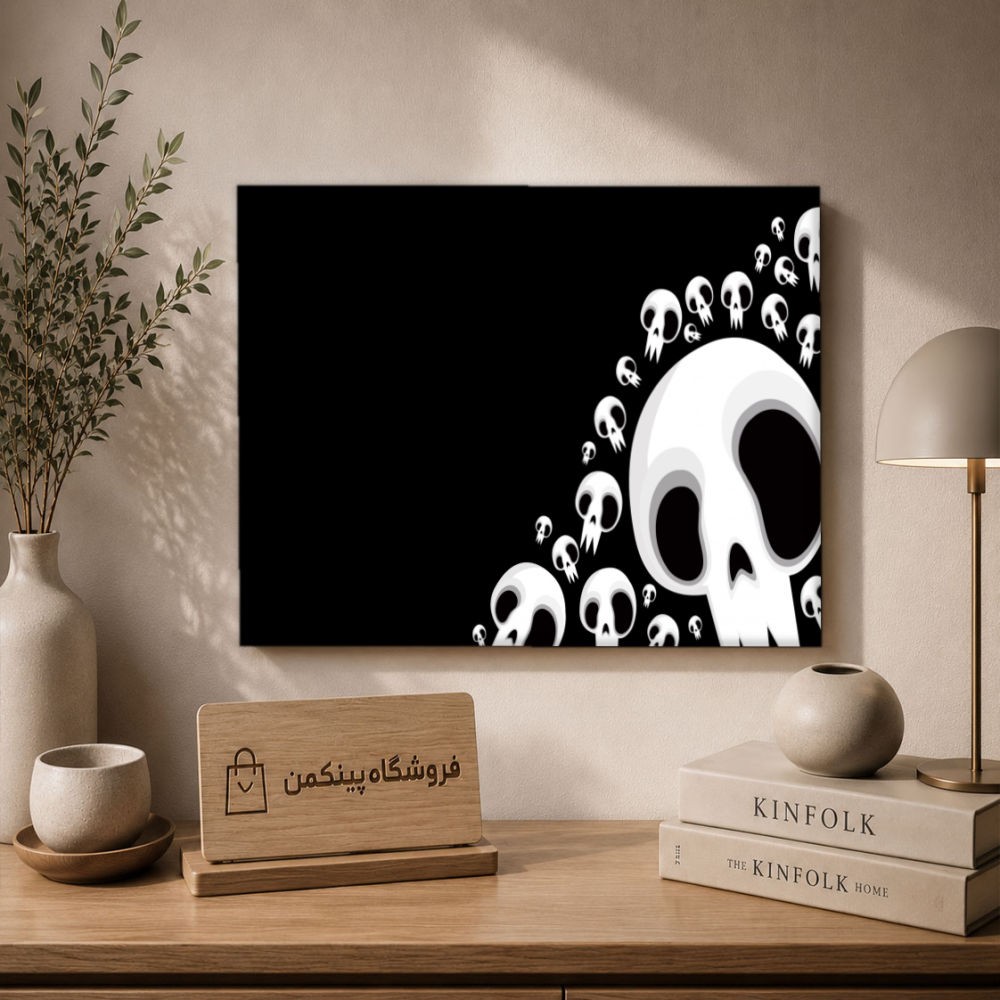 تابلو شاسی پینکمن طرح تکرنگ - 4k Monochrome کد Jm 11