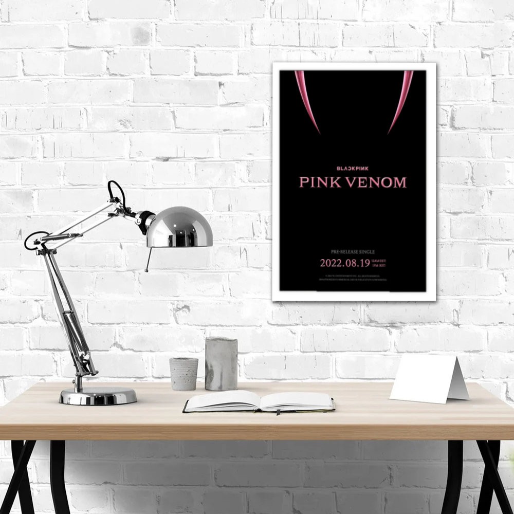 تابلو پینکمن طرح گروه بلکپینک بلکپینک صورتی Venom Blackpink Pink Venom 4 Jm