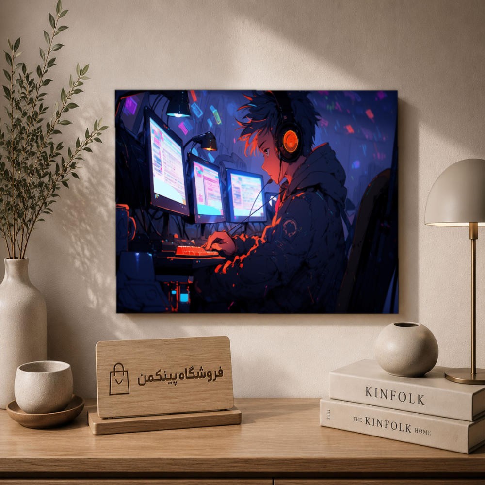 تابلو شاسی پینکمن طرح تکنولوژی پسر - Tech Boy کد Jm 19