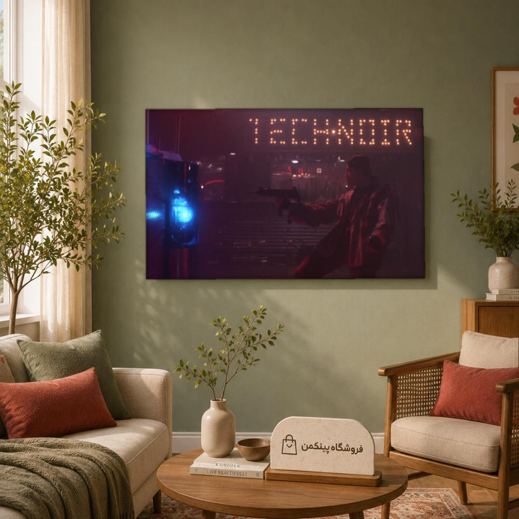 تابلو شاسی پینکمن طرح تکنولوژی نوآر - Tech Noir کد Jm 5_1
