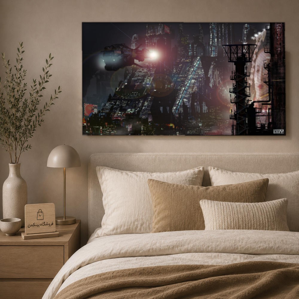 تابلو شاسی پینکمن طرح تکنولوژی نوآر - Tech Noir کد Jm 4