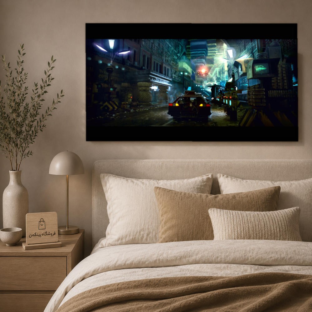 تابلو شاسی پینکمن طرح تکنولوژی نوآر - Tech Noir کد Jm 33_1