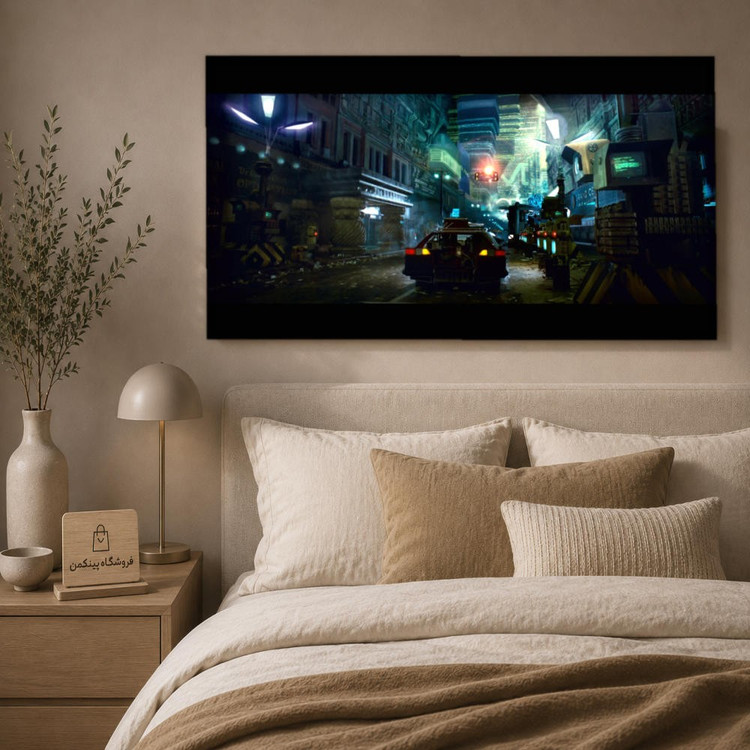 تابلو شاسی پینکمن طرح تکنولوژی نوآر - Tech Noir کد Jm 33_1