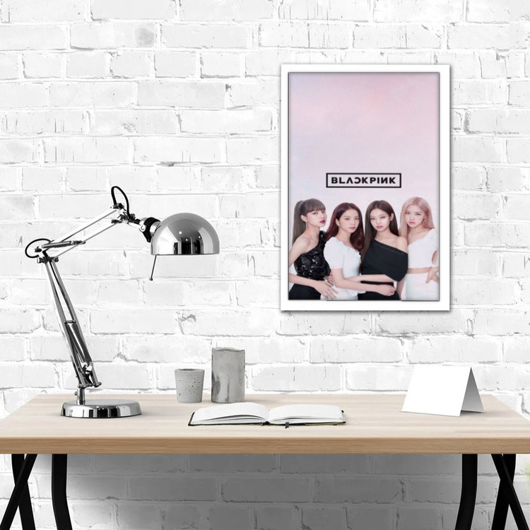 تابلو پینکمن طرح گروه بلکپینک بلکپینک صورتی BLACKPINK Pink 22 Jm