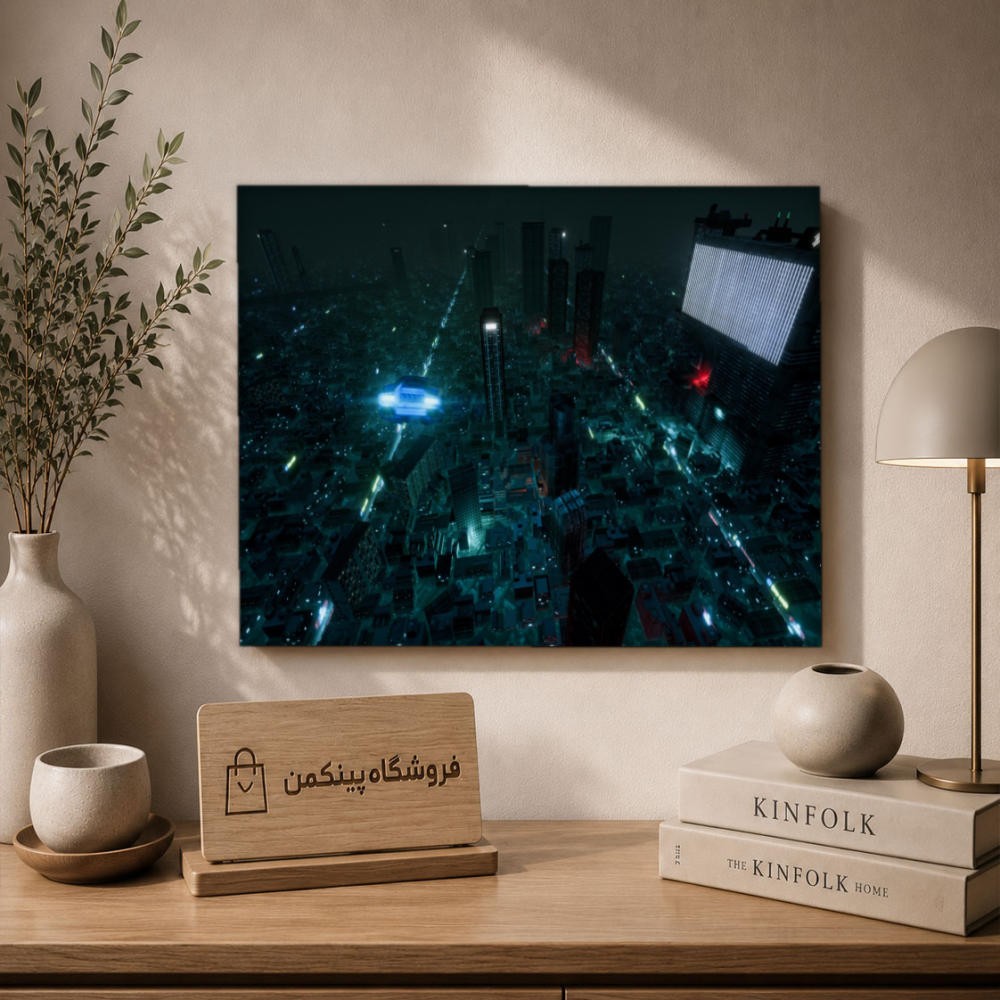 تابلو شاسی پینکمن طرح تکنولوژی نوآر - Tech Noir کد Jm 30_1