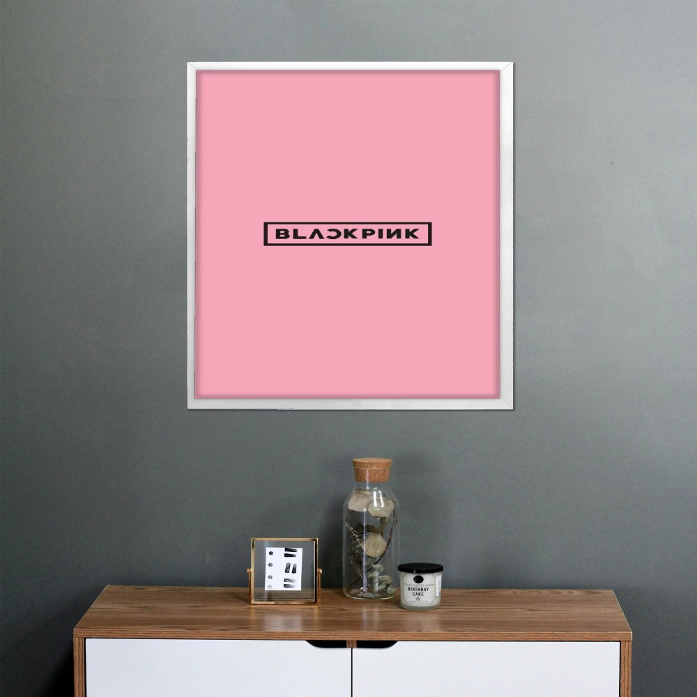 تابلو پینکمن طرح گروه بلکپینک بلکپینک صورتی BLACKPINK Pink 12 Jm